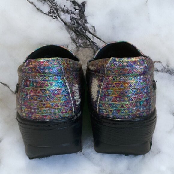 KLOGS Naples Professional Nursing Slip-on Shoes Clogs Pyramid Pattern Size 9.5W - Picture 9 of 13